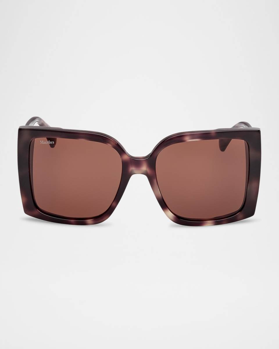 Hinge Acetate Square Sunglasses